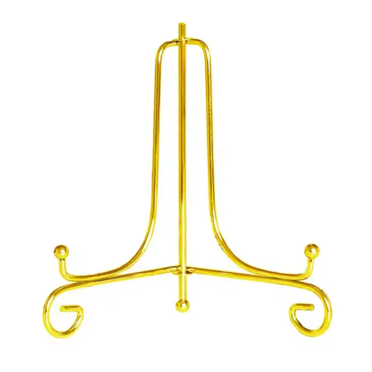 Golden Metal Stand (8 Inch, 1 pc)