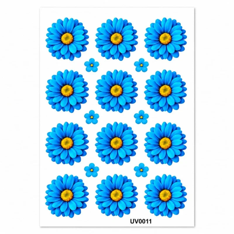 Daisy Flower UV DTF Sticker (2 pc)