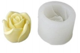 Rose Bloom Small Flower 1 Cavity Candle Making Mould
