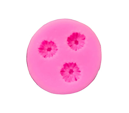 3 Cavity Flower Mould