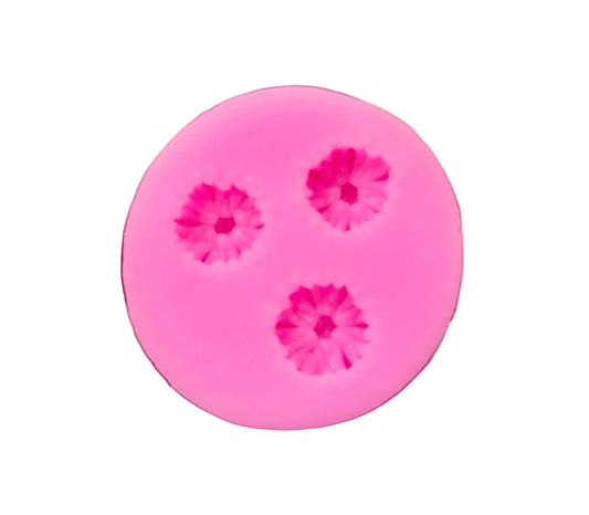 3 Cavity Flower Mould