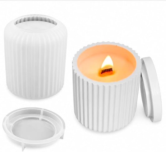 Strip Tall Jar (1 pc)