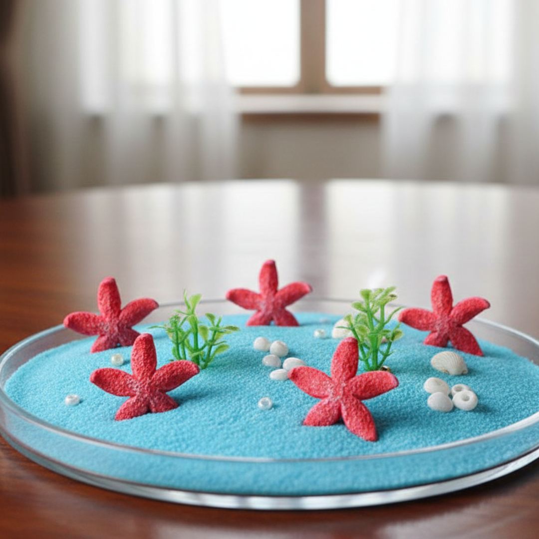Red Star Fish Miniature Model (5 pc)
