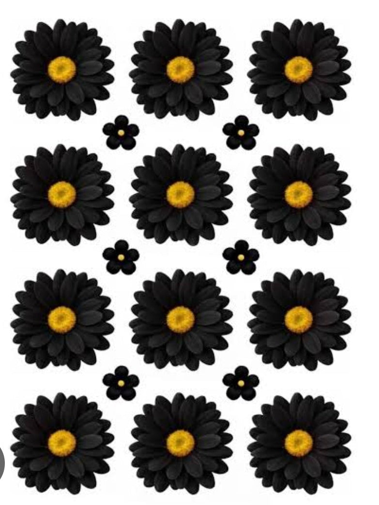 Daisy Flower UV DTF Sticker (2 pc)