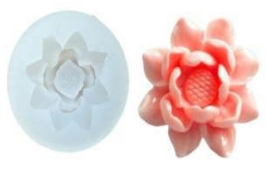 Lotus Flower 1 Cavity Candle Making Mould