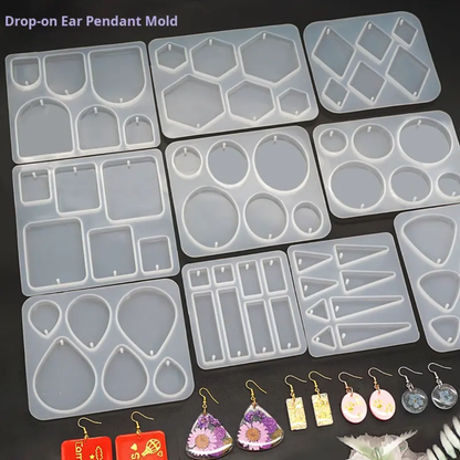 Curved Triangle Earing or Pendant Mould