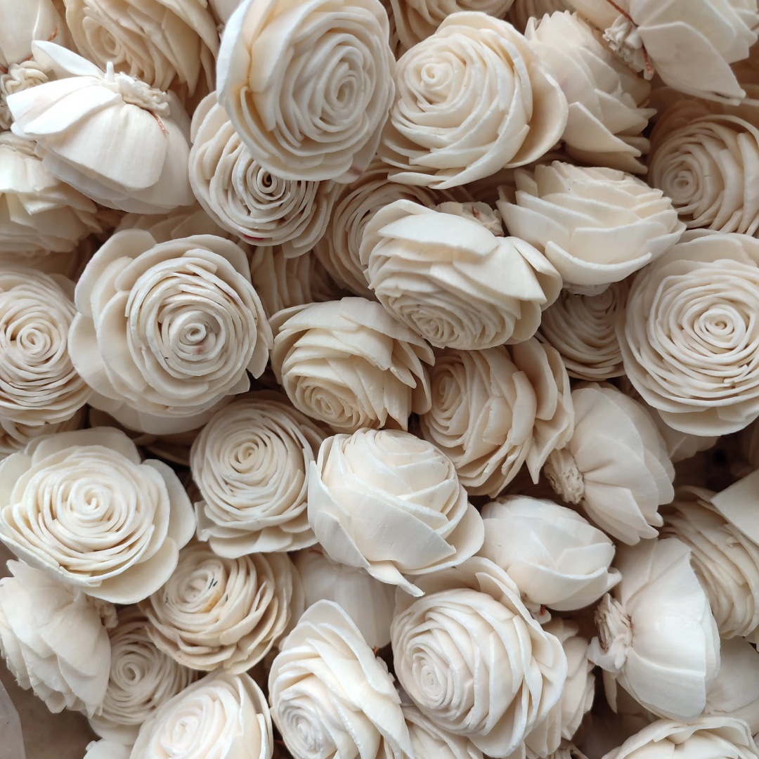 Small Beauty Rose Sola Flowers (10 pc)