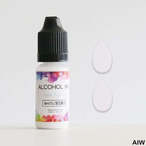 Alcoholic Ink Pigment Color ( White , 1 pc)