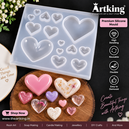 Mini Heart Mould (2 Pc)