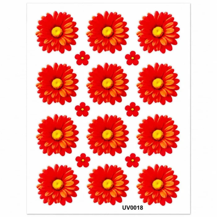 Daisy Flower UV DTF Sticker (2 pc)