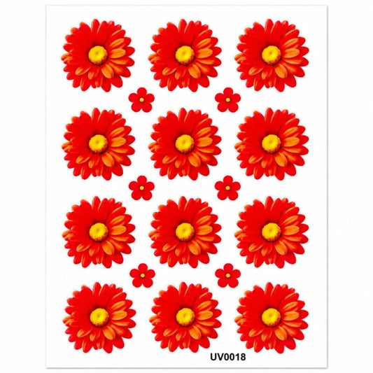 Daisy Flower UV DTF Sticker (2 pc)