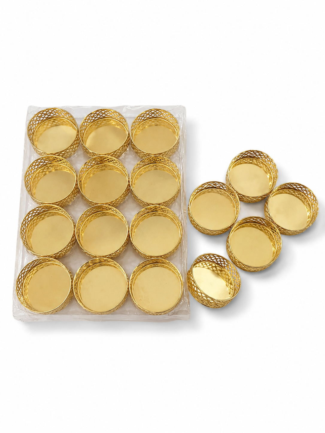 Golden Jaali Vaati (12 pc )
