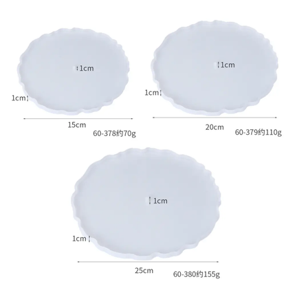 Cake Stand 3 Pc Set Mould