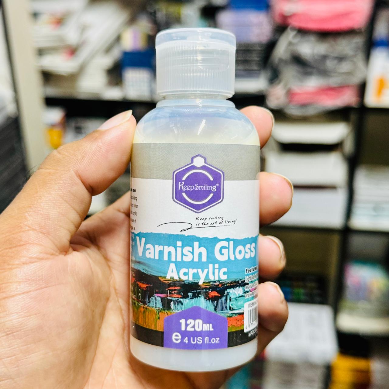 Acrylic Varnish Gloss (120ML , 1 pc)