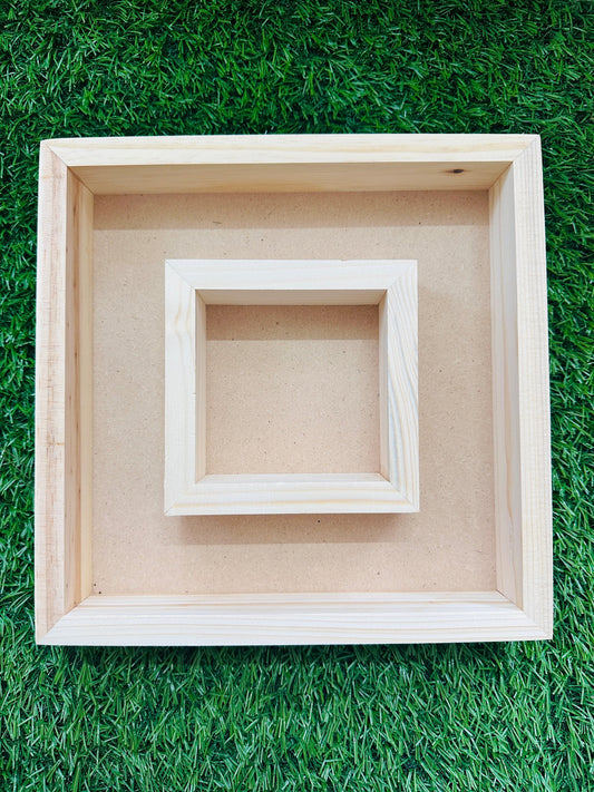 Double Pinewood Tray