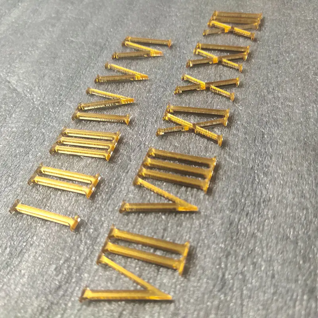 Roman Number Golden