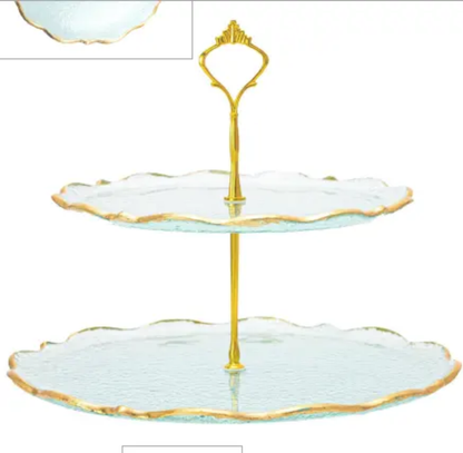 Matel Cake Stand Golden