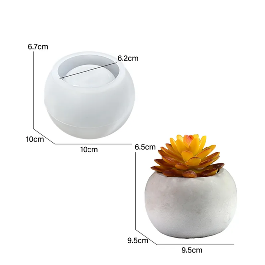 Big Round Tea Light Holder Mould