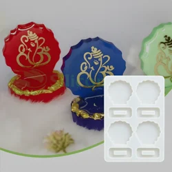 Agate Frame Mould (1 pc , 4 Cavity)