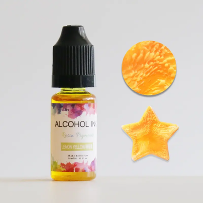 Alcohol Ink Lemon Yellow Colour Pigment 10 ml