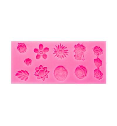 Flower Mould (12 Cavity , 1 Pc)