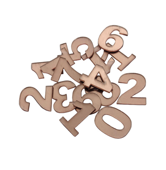 Roman Number Copper