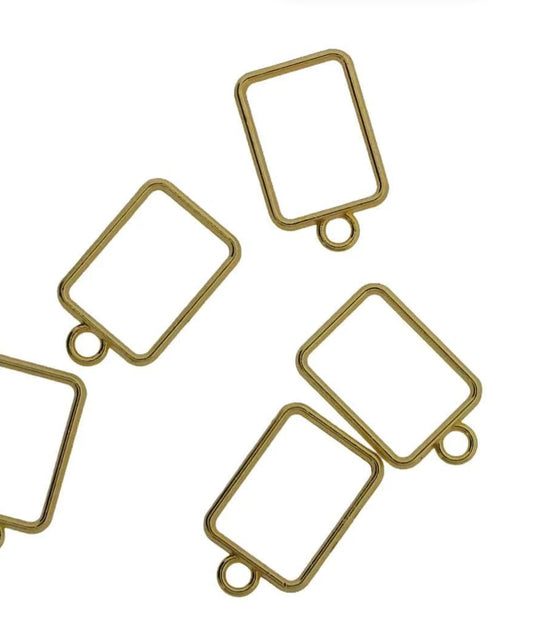 5 In 1 Rectangle Bezel Set Golden