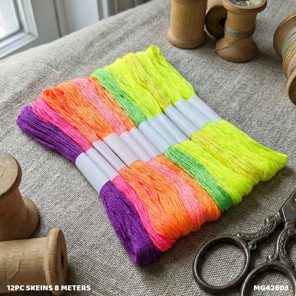 Thread Skeins (12 Pc, 8 Meters)