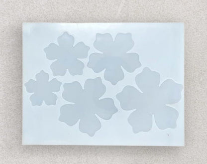 SRN233- 5 Cavity 3D Flower Silicone Mould