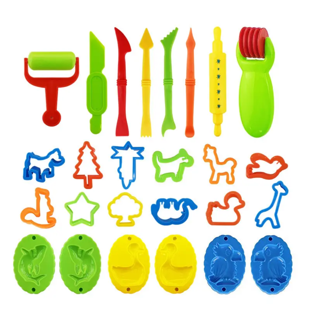 Plastic Clay  Sand Art Tool (26 pc)