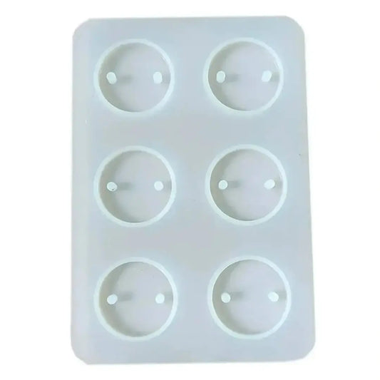 6 Cavity Round Rakhi Mould ( 1 pc)