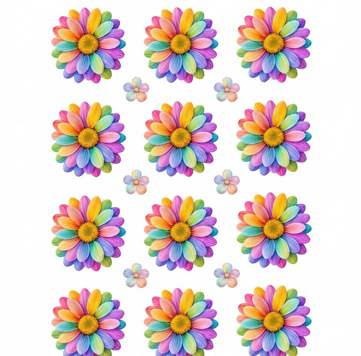 Daisy Flower UV DTF Sticker (2 pc)