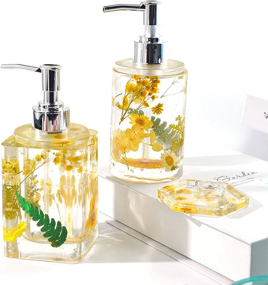 Square Soap Dispenser Mould (1 pc)