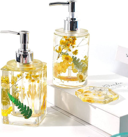 Square Soap Dispenser Mould (1 pc)