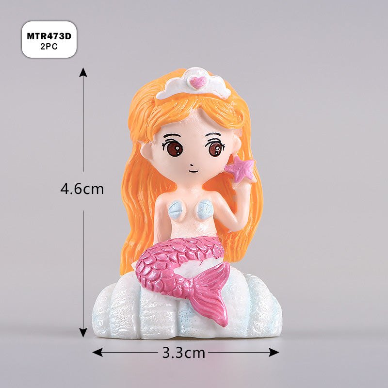 Mermaid Miniature Model (2 pc)