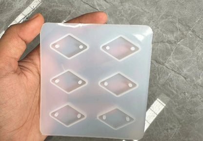 6 Cavity Kite Rakhi Mould (1 pc)