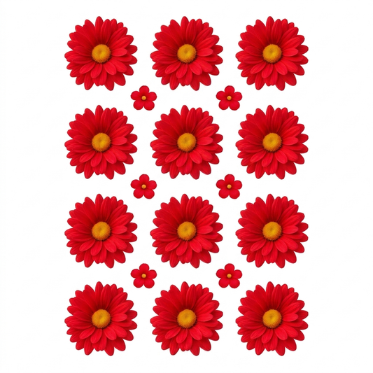 Daisy Flower UV DTF Sticker (2 pc)