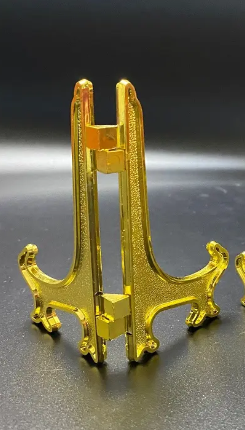 Acrylic Stand Golden (4" , 2 pc)