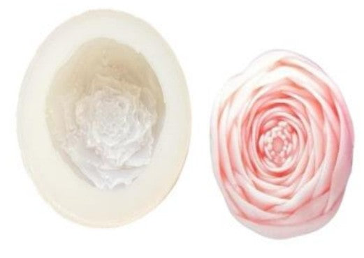 Round Rose Bud Small Flower 1 Cavity Candle Making Mould