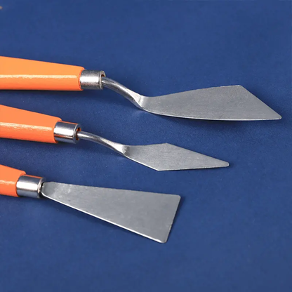 Metal Painting Knife Wooden