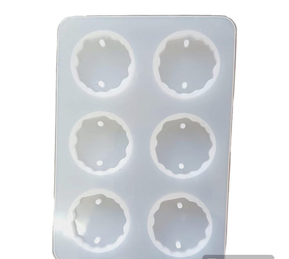 6 Cavity Agate Rakhi Mould ( 1 pc)