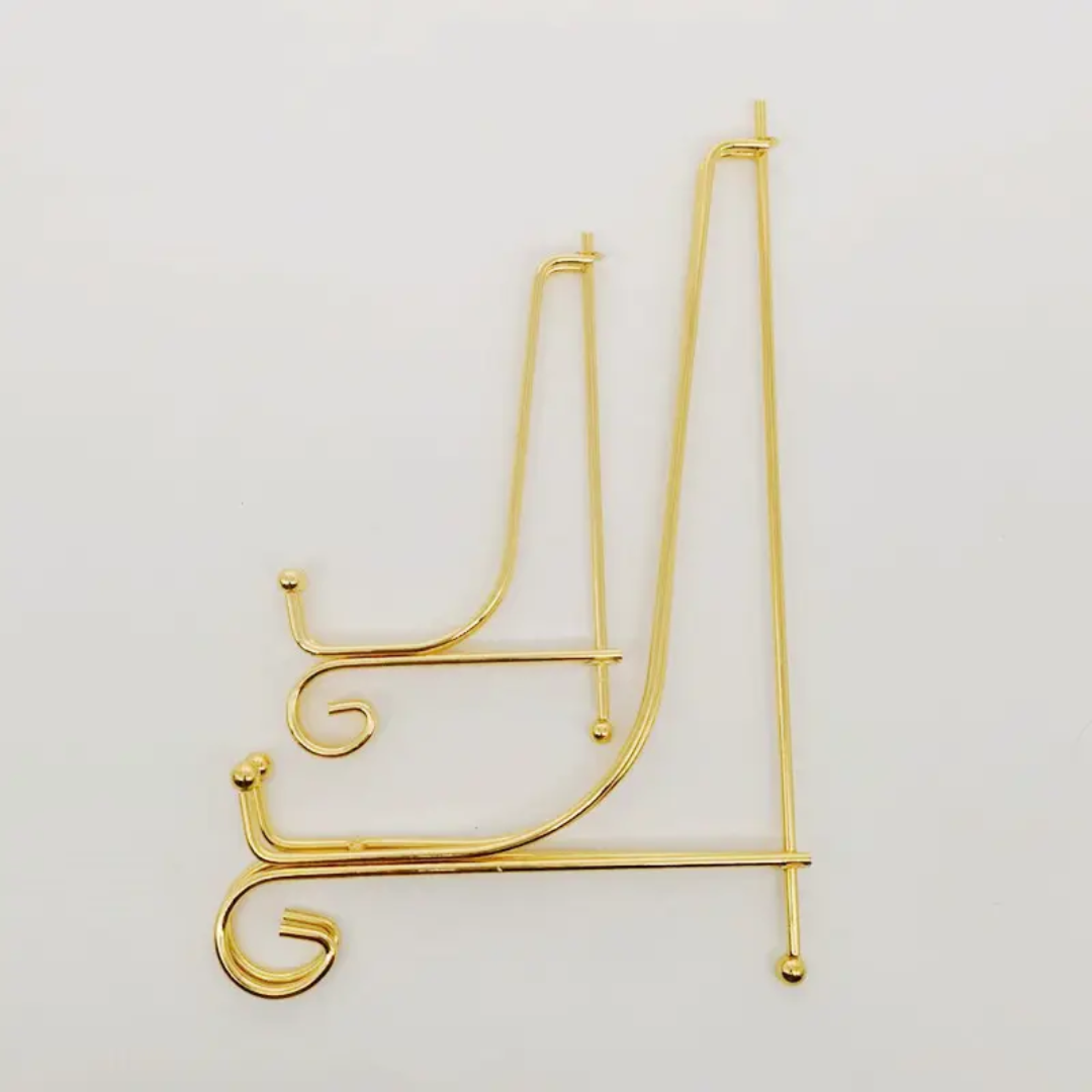 Golden Metal Stand (8 Inch)