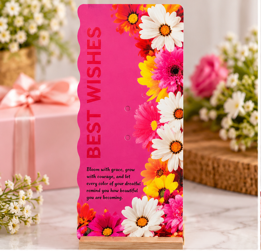 Bouquet Flower Card (12 Pc)