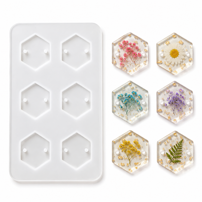 Rhombus Rakhi Mould (6 Cavity, 1 pc)