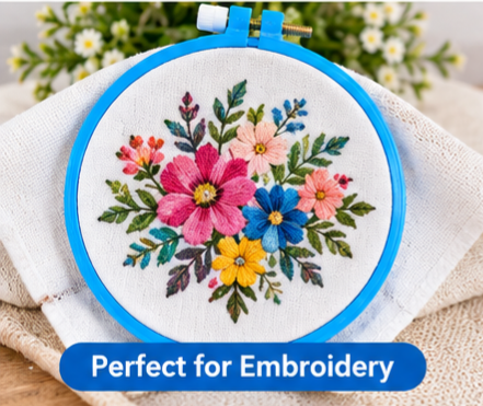 Embroidery Hoop Ring Plastic (16Cm , 2 Pc)