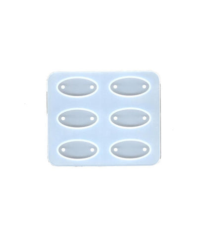 6 Cavity Oval Rakhi Mould (1 pc)